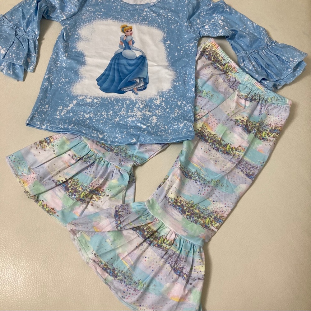 Boutique Cinderella cute ruffle pants set - Picture 2 of 6